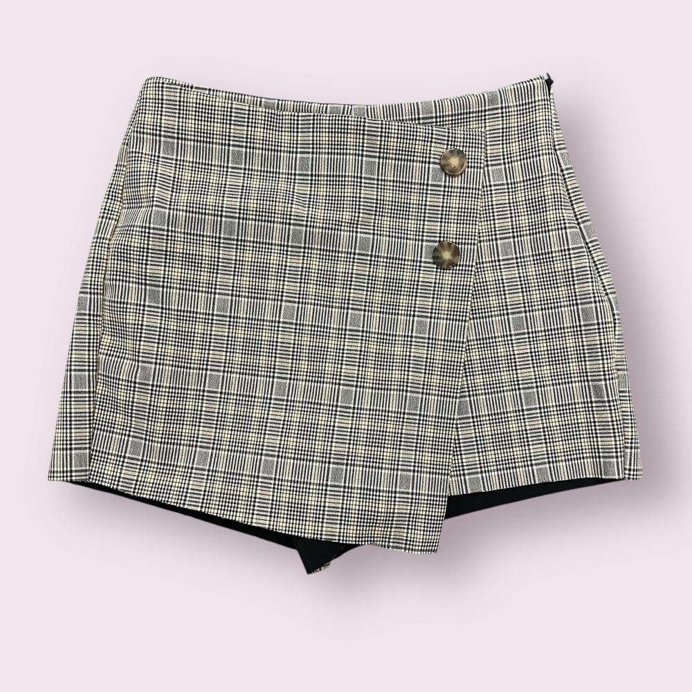 Mini plaid Zara skort